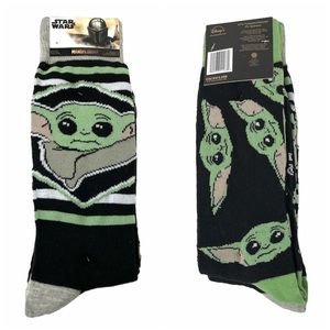 Star Wars Mandalorian Baby Yoda Socks, 2 Pairs